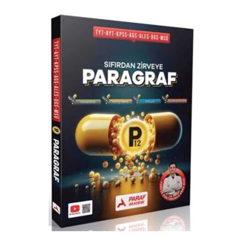 P12 Sıfırdan Zirveye Paragraf Soru Bankası Paraf Yayınları