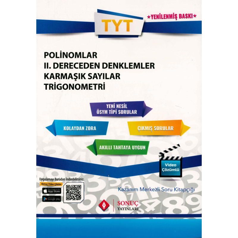 POLİNOMLAR 2. DERECEDEN DENKLEMLER KARMAŞIK SAYILAR TRİGONOMETRİ SORU KİTAPÇIĞI