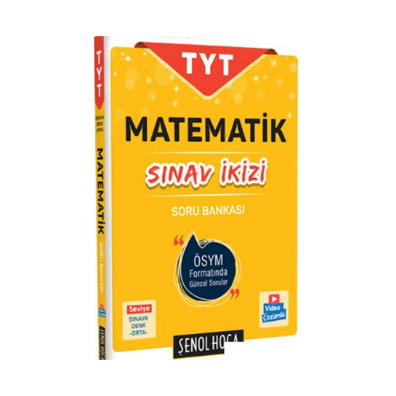 TYT Matematik Sınav İkizi Soru Bankası Şenol Hoca Yayınları