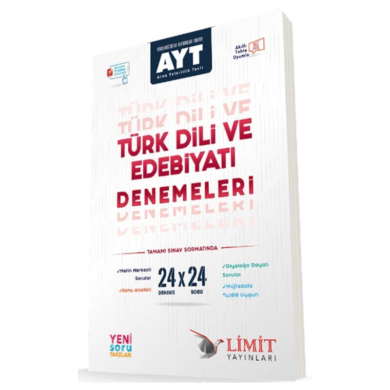 AYT Türk Dili ve Edebiyatı Denemeleri Limit Yayınları