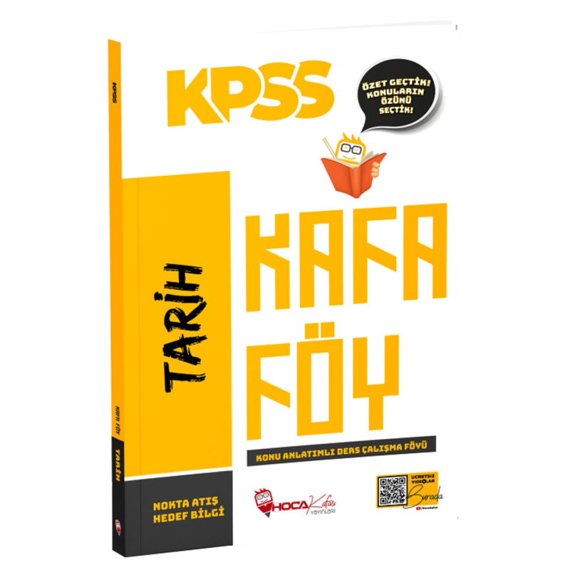 KPSS Tarih Konu Anlatımlı Kafa Föy Hoca Kafası