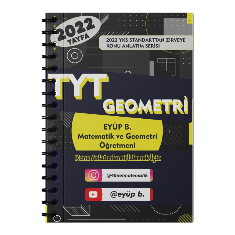 Eyüp B. 2022 TYT Geometri Video Ders Notları