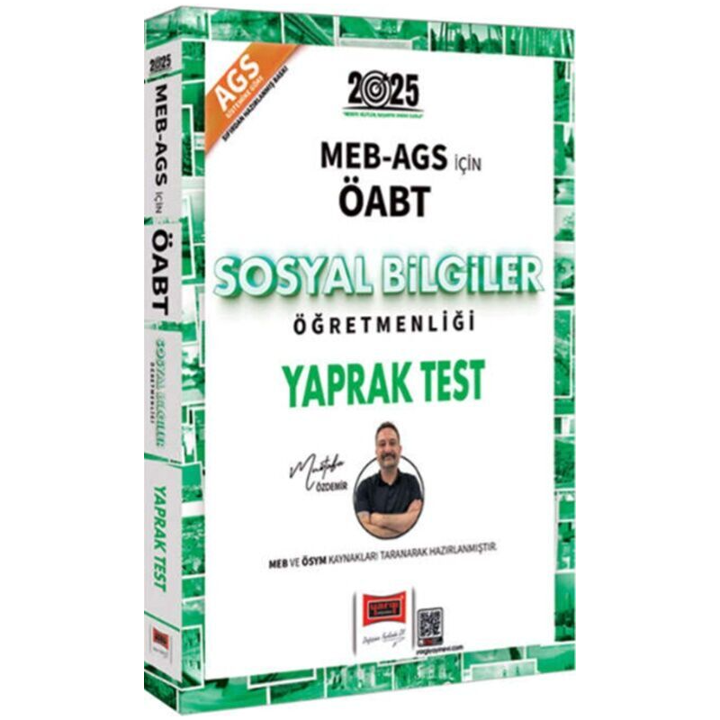 2025 MEB AGS ÖABT Sosyal Bilgiler Öğretmenliği Yaprak Test Yargı Yayınları