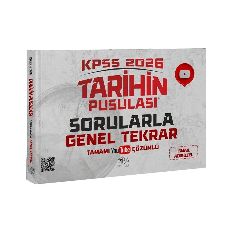 2026 KPSS Tarihin Pusulası Sorularla Genel Tekrar Çözümlü CBA Akademi