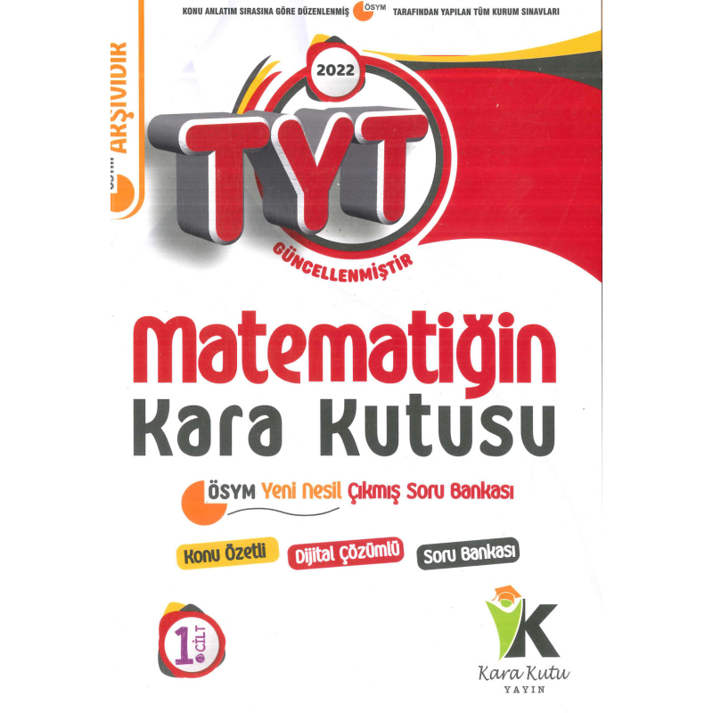 TYT MATEMATİĞİN KARA KUTUSU SORU BANKASI 1. CİLT