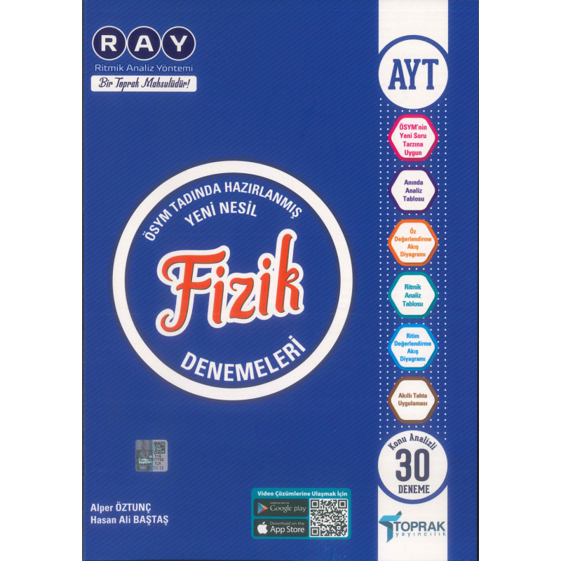 AYT Fizik Konu Analizli 30 Deneme Toprak Yayıncılık