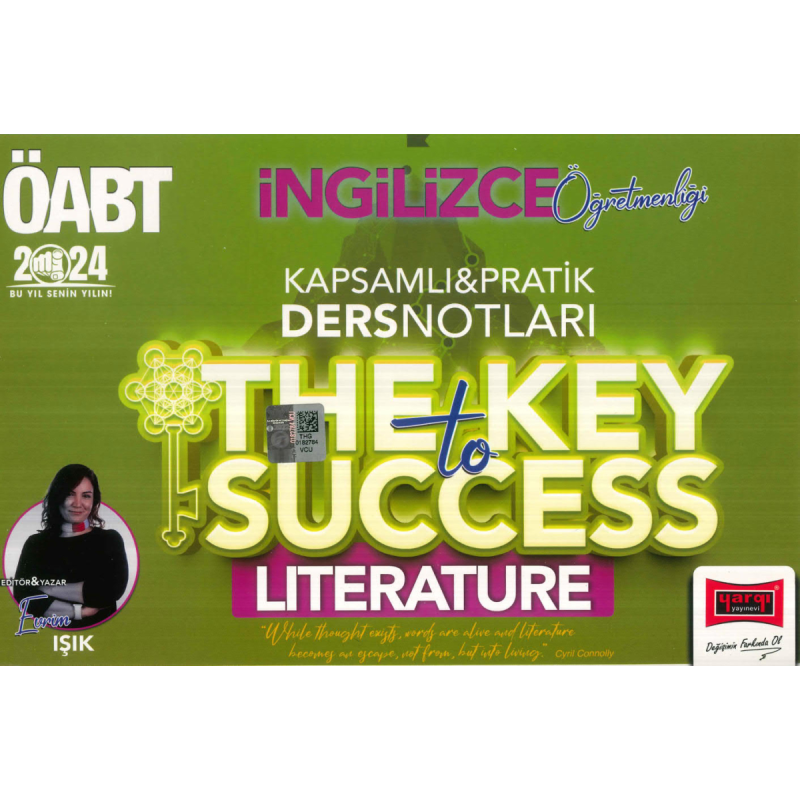 ÖABT İNGİLİZCE THE KEY TO SUCCESS PRATİK DERS NOTLARI (LITERATURE)