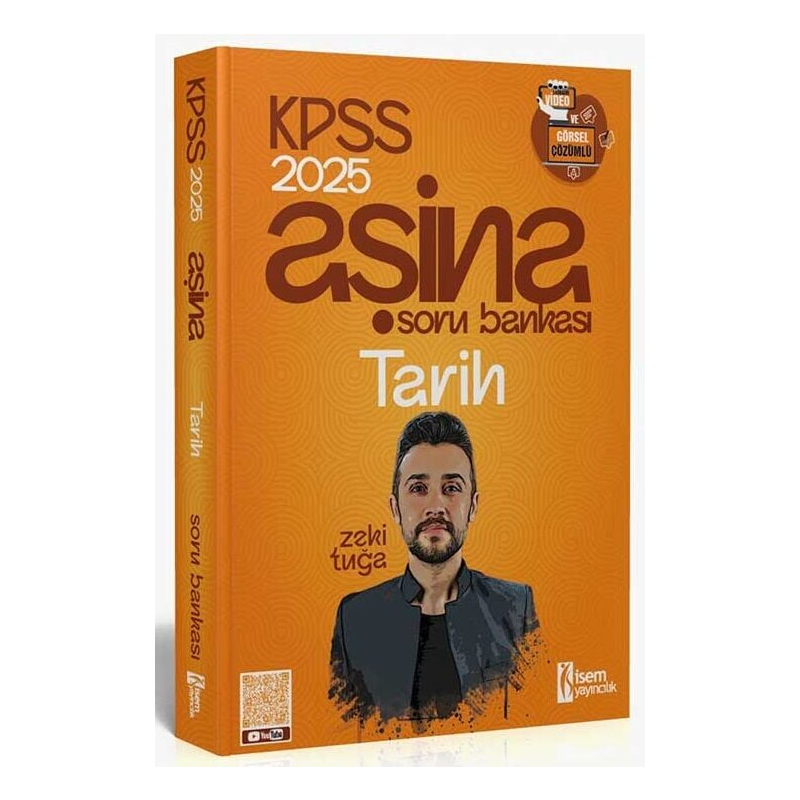 2025 KPSS Tarih Aşina Soru Bankası Çözümlü İsem Yayınları