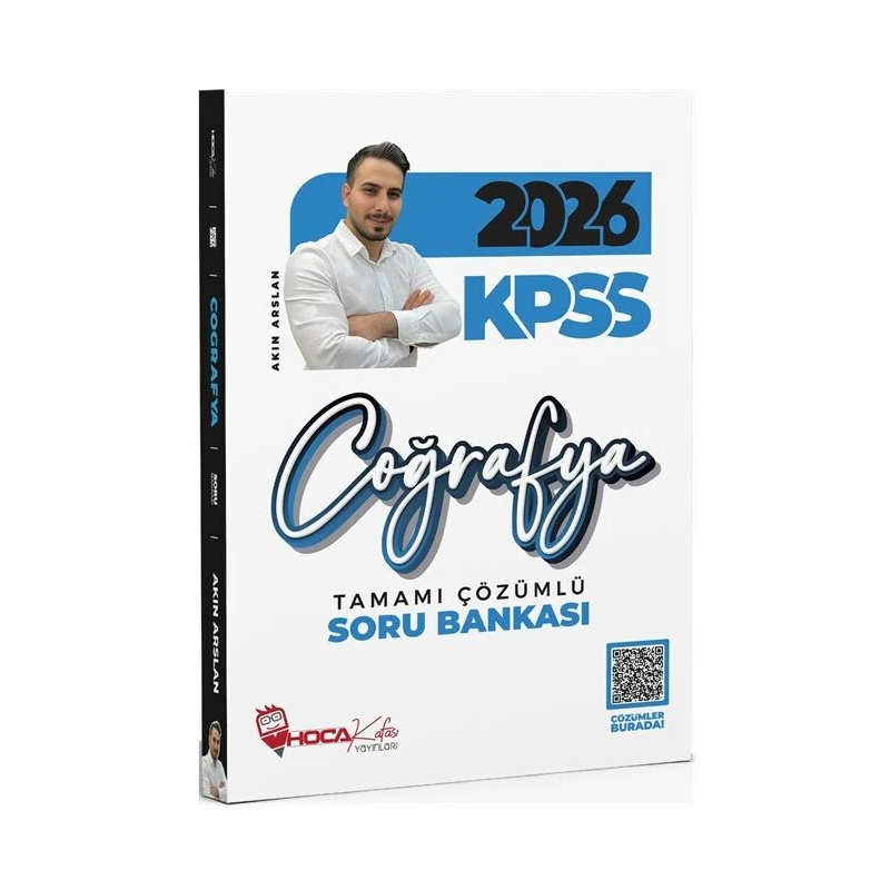2026 KPSS Coğrafya Soru Bankası Çözümlü Akın Arslan Hoca Kafası Yayınları