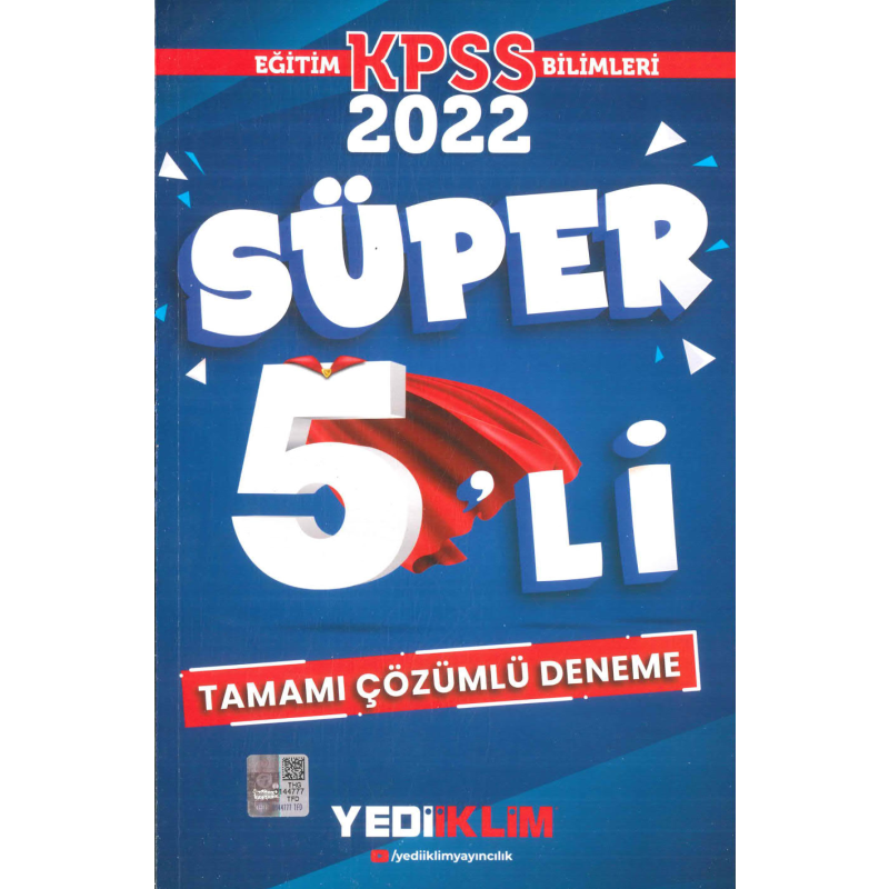 TAMAMI ÇÖZÜMLÜ SÜPER 5`Lİ DENEME