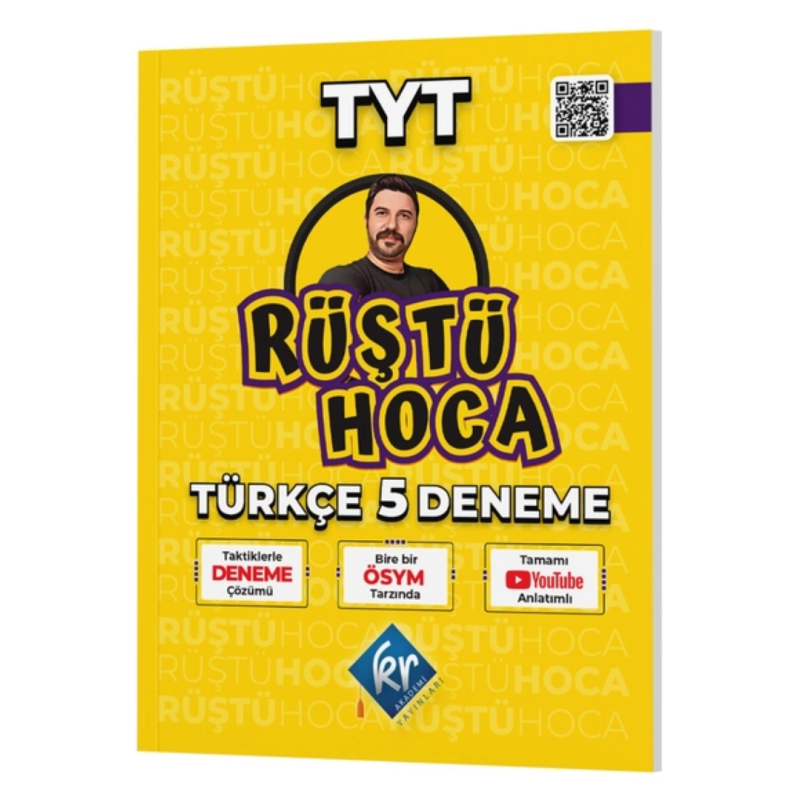 Rüştü Hoca TYT Türkçe 5 Deneme KR Akademi