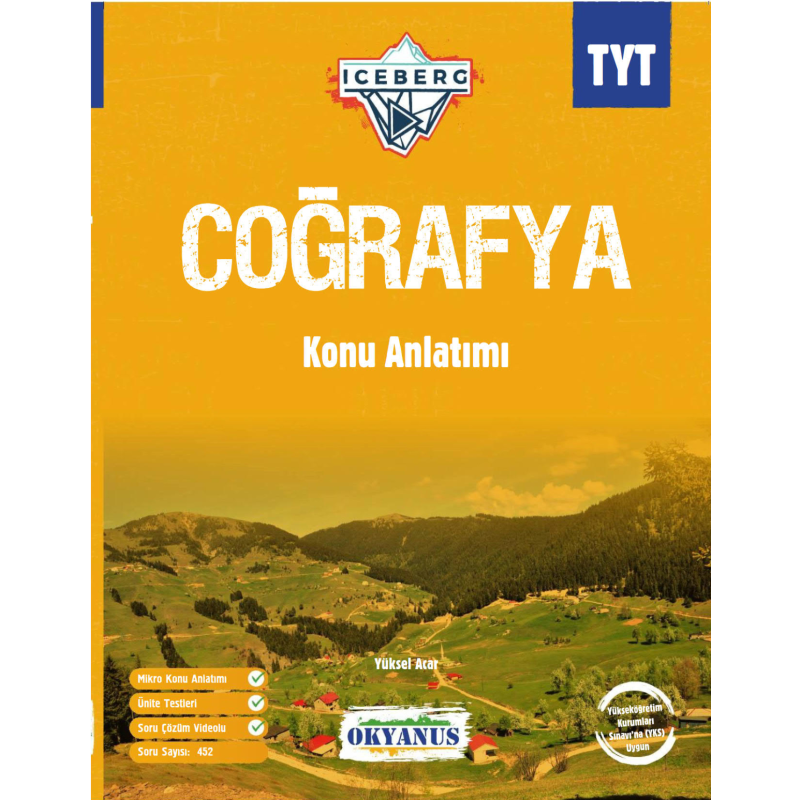 TYT Iceberg Coğrafya Konu Anlatımı Okyanus Yayınları
