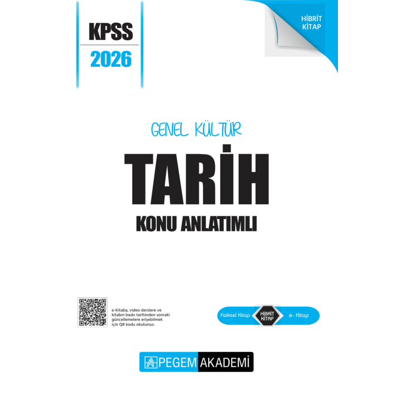 TARİH 2026 KPSS Genel Yetenek Genel Kültür Lisans Konu Anlatımlı Modüler Set Pegem Yayınları