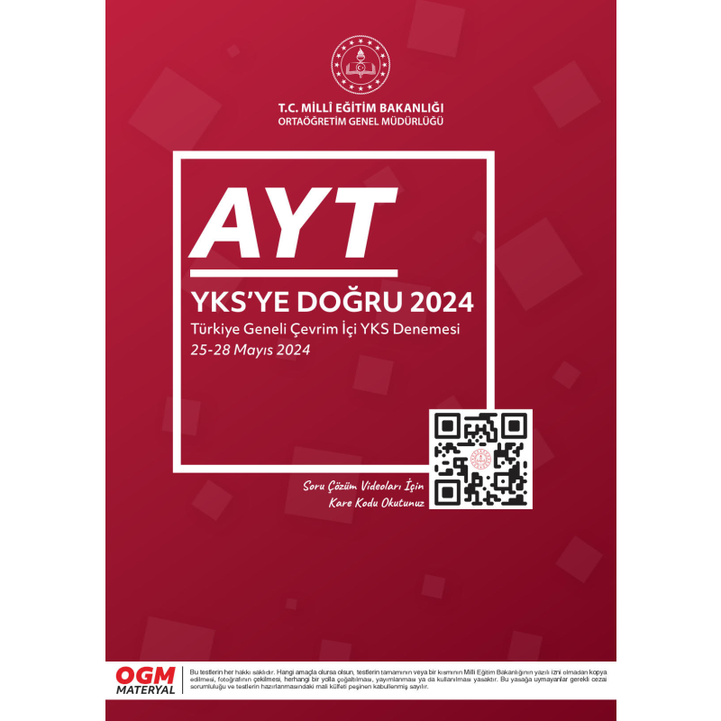 AYT YKS'ye Doğru 2024