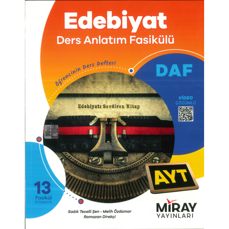 AYT Edebiyat Ders Anlatım Fasikülleri Miray Yayınları