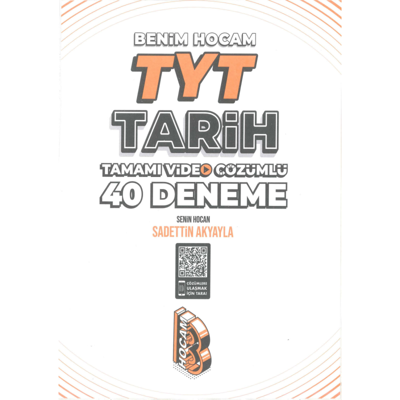 TYT Tarih Tamamı Video Çözümlü 40 Deneme Sınavı