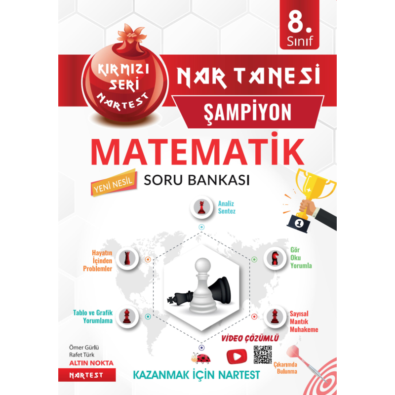 8. Sınıf Nar Tanesi Son Prova Matematik Soru Bankası Nartest Yayınları