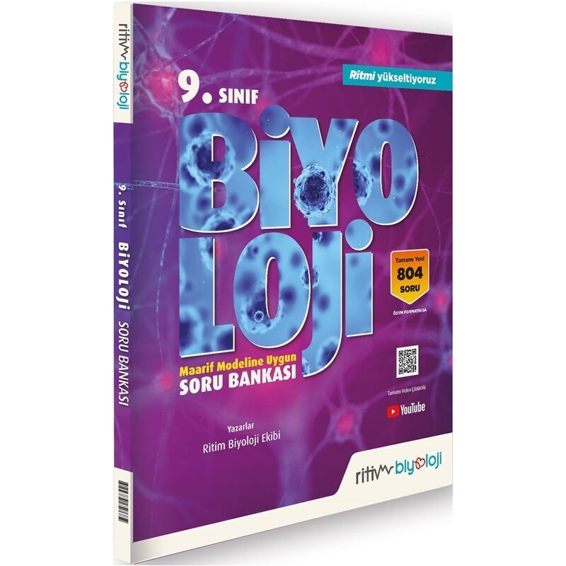 9. Sınıf Biyoloji Soru Bankası Ritim Yayınları