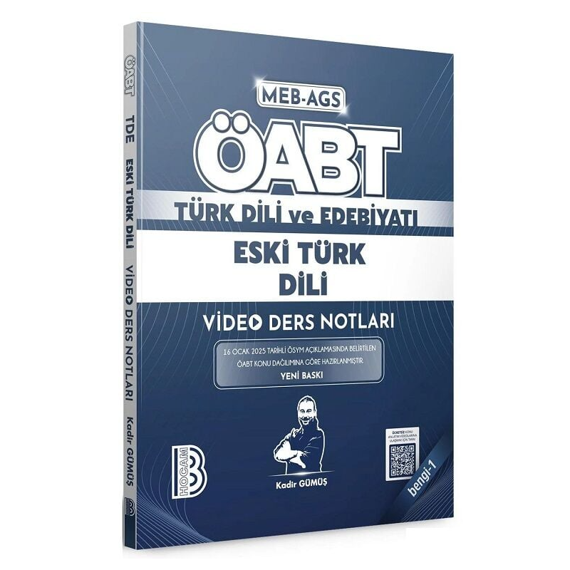 2025 ÖABT MEB-AGS Türk Dili ve Edebiyatı Eski Türk Dili Video Ders Notları Bengi-1 Benim Hocam Yayınları