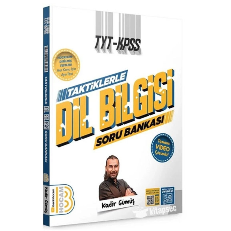 TAKTİKLERLE DİL BİLGİSİ TAMAMI VİDEO ÇÖZÜMLÜ SORU BANKASI