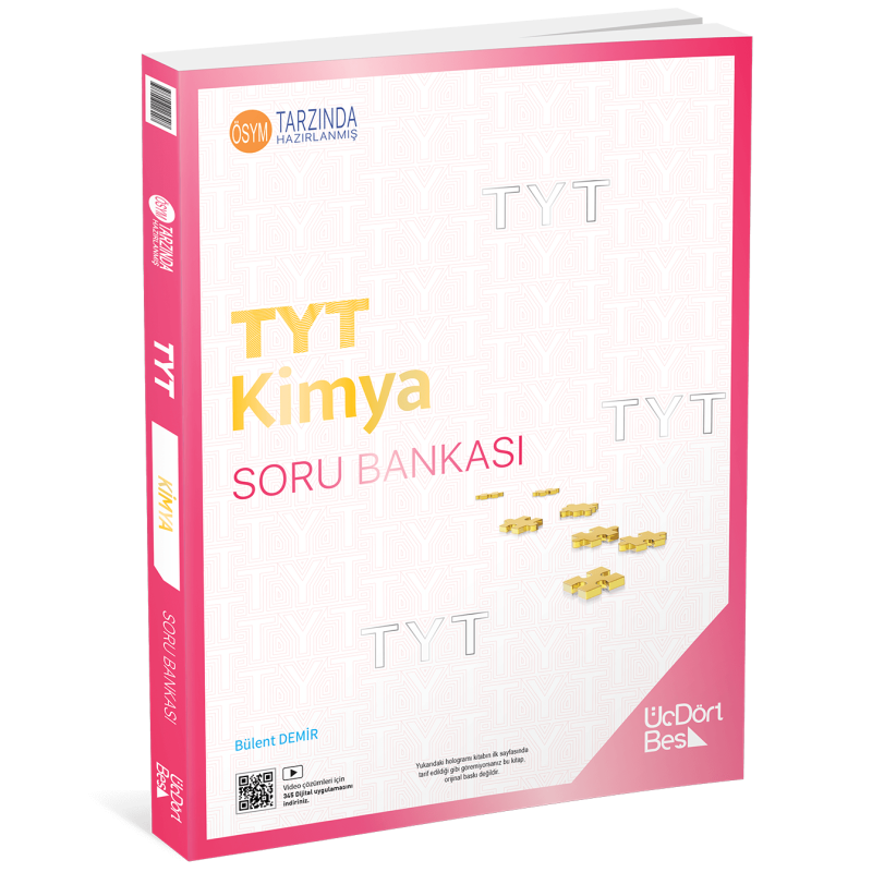 2025 TYT Kimya Soru Bankası Üç Dört Beş Yayınları