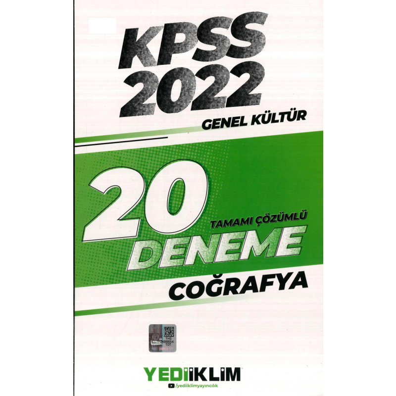 COĞRAFYA 20 DENEME ÇÖZÜMLÜ