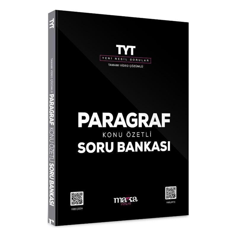 2025 TYT Paragraf Konu Özetli Yeni Nesil Soru Bankası Tamamı Video Çözümlü Marka Yayınları