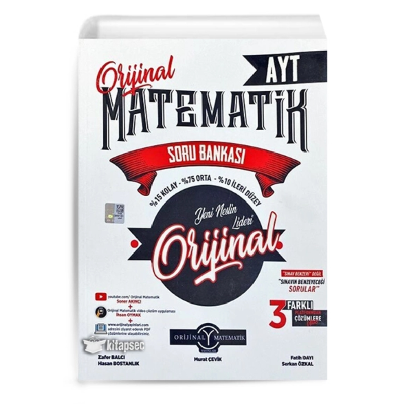 ORİJİNAL MATEMATİK AYT SORU BANKASI