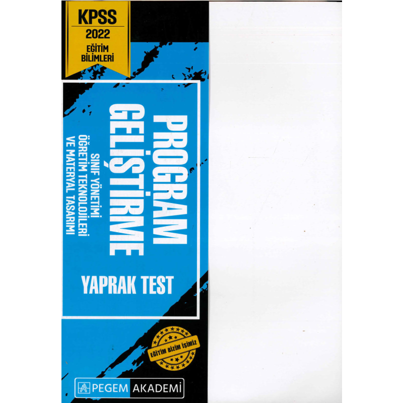 PROGRAM GELİŞTİRME YAPRAK TEST