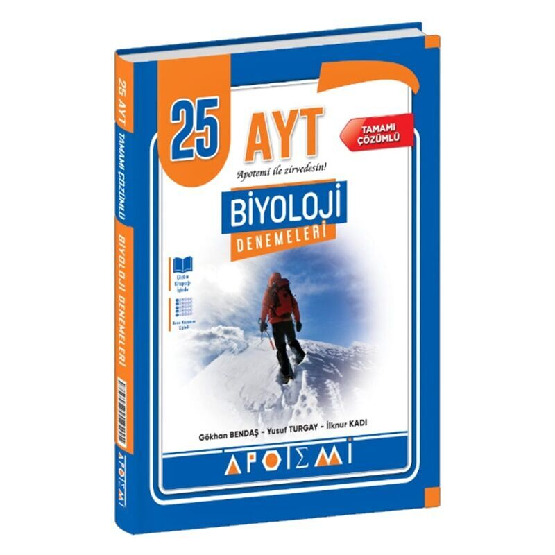 AYT Biyoloji 25 li Deneme Apotemi Yayınları