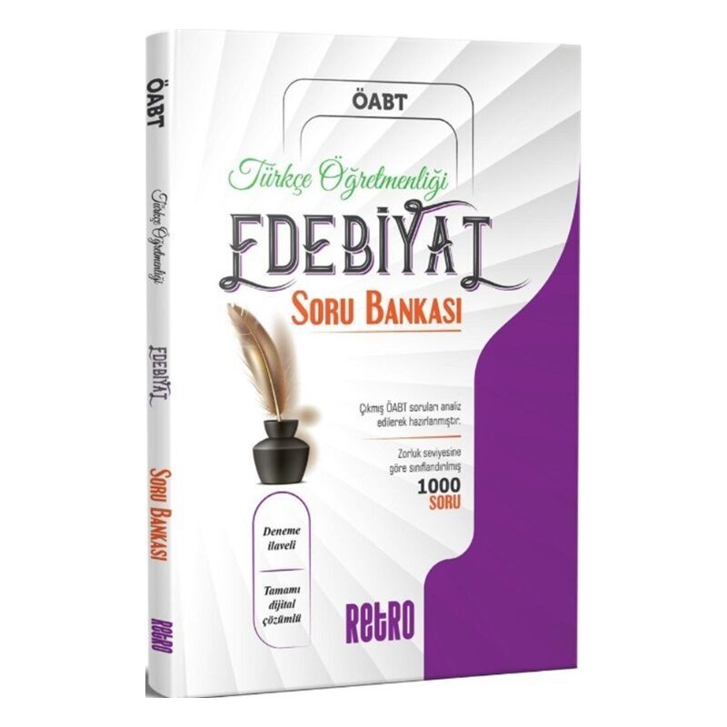 ÖABT Türkçe Öğretmenliği Edebiyat Soru Bankası Retro Yayıncılık