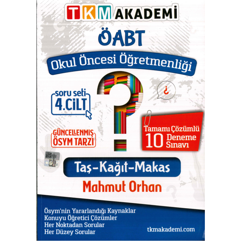TAŞ-KAĞIT-MAKAS ÇÖZÜMLÜ 10 DENEME SINAVI 4. CİLT