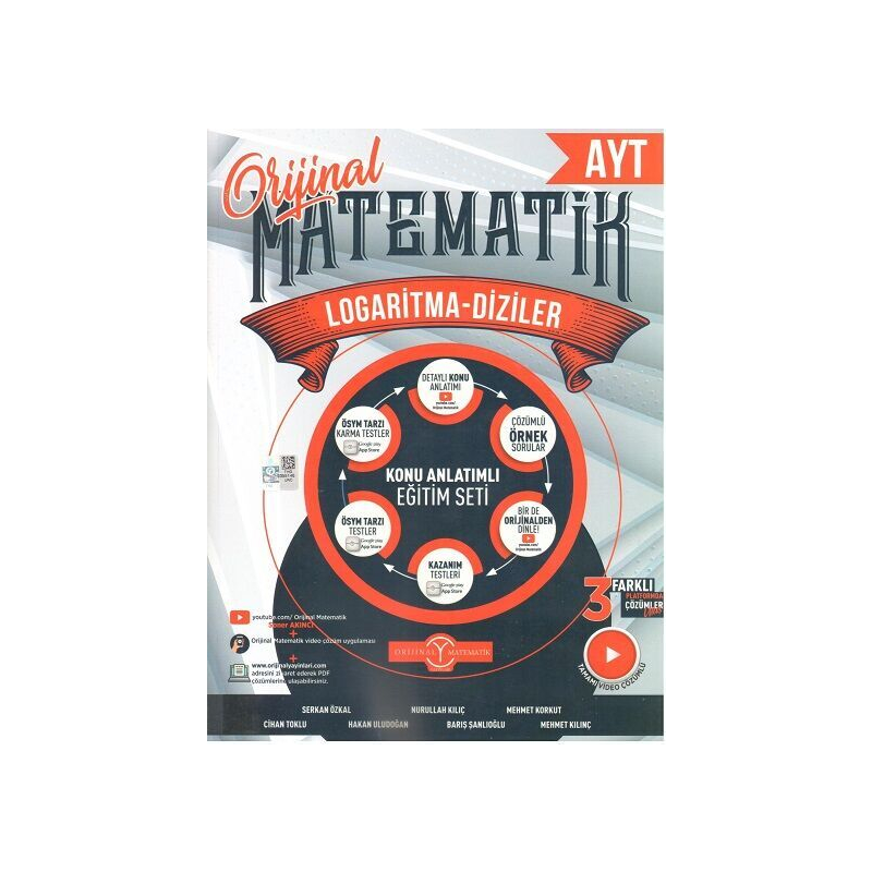 AYT Matematik Logaritma Diziler Konu Anlatımlı Orijinal Yayınları
