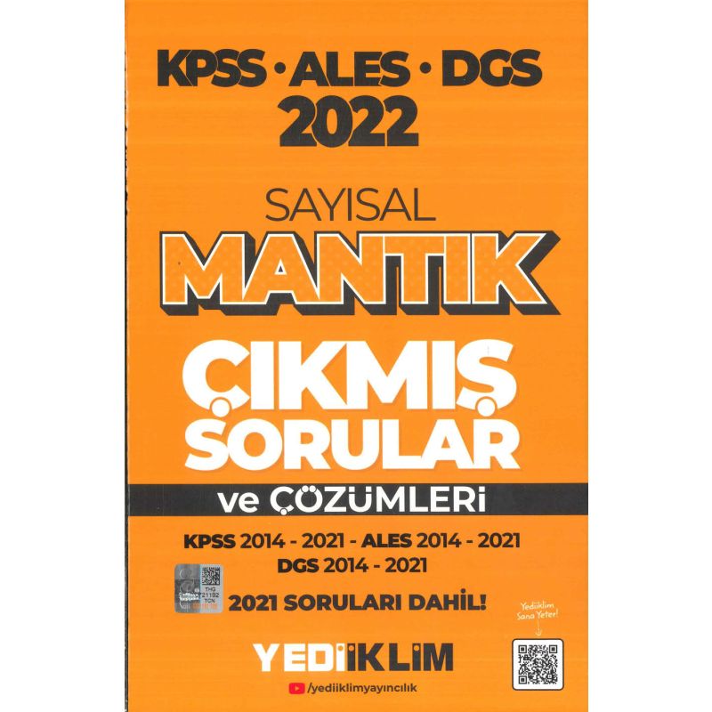 KPSS ALES DGS SAYISAL MANTIK 2014-2021 ÇÖZÜMLÜ ÇIKMIŞ SORULAR