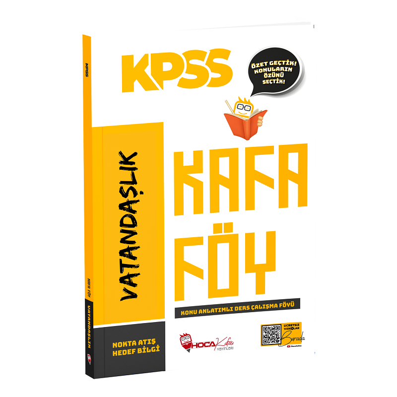 KPSS Vatandaşlık Konu Anlatımlı Kafa Föy Hoca Kafası