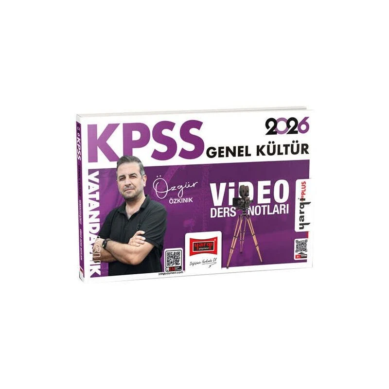 2026 KPSS Vatandaşlık Video Ders Notları Özgür Özkınık Yargı Yayınları