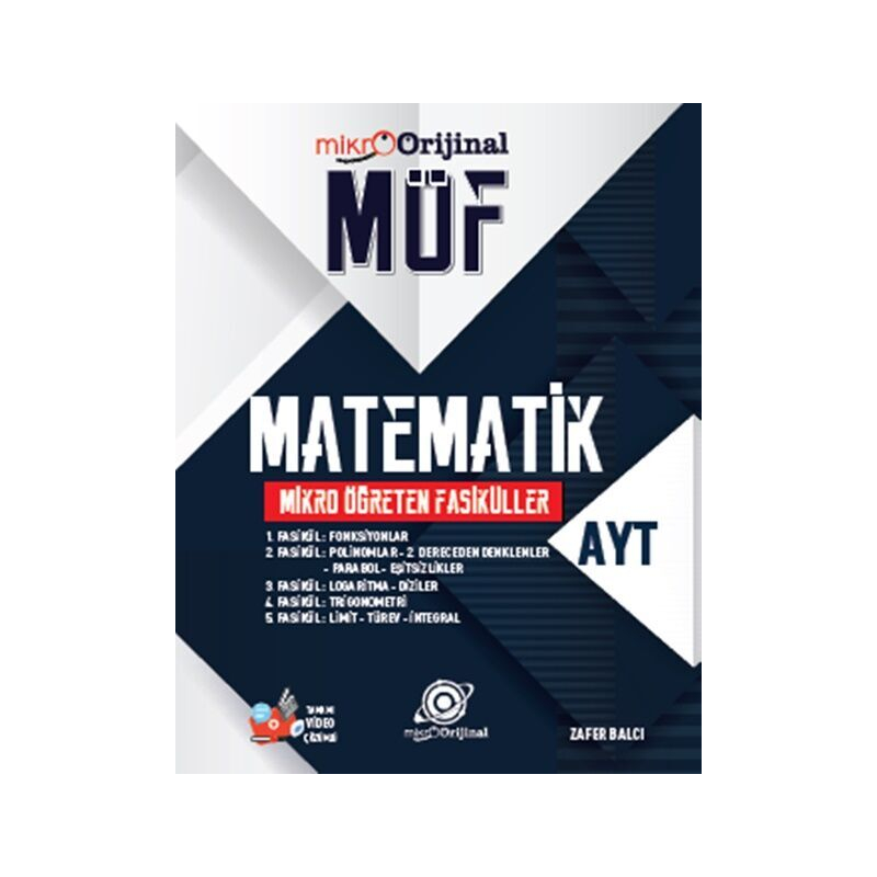 Mikro AYT Matematik MÖF Mikro Öğreten Fasiküller Orijinal Yayınları