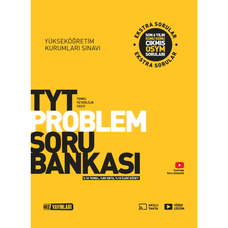 TYT Problemler Soru Bankası Hız Yayınları