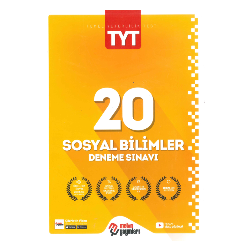 TYT Sosyal Bilimler 20 Deneme