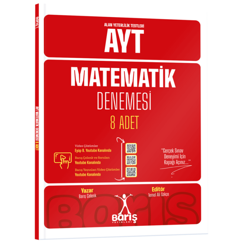 AYT Matematik Denemesi 8 Adet Barış Yayınları
