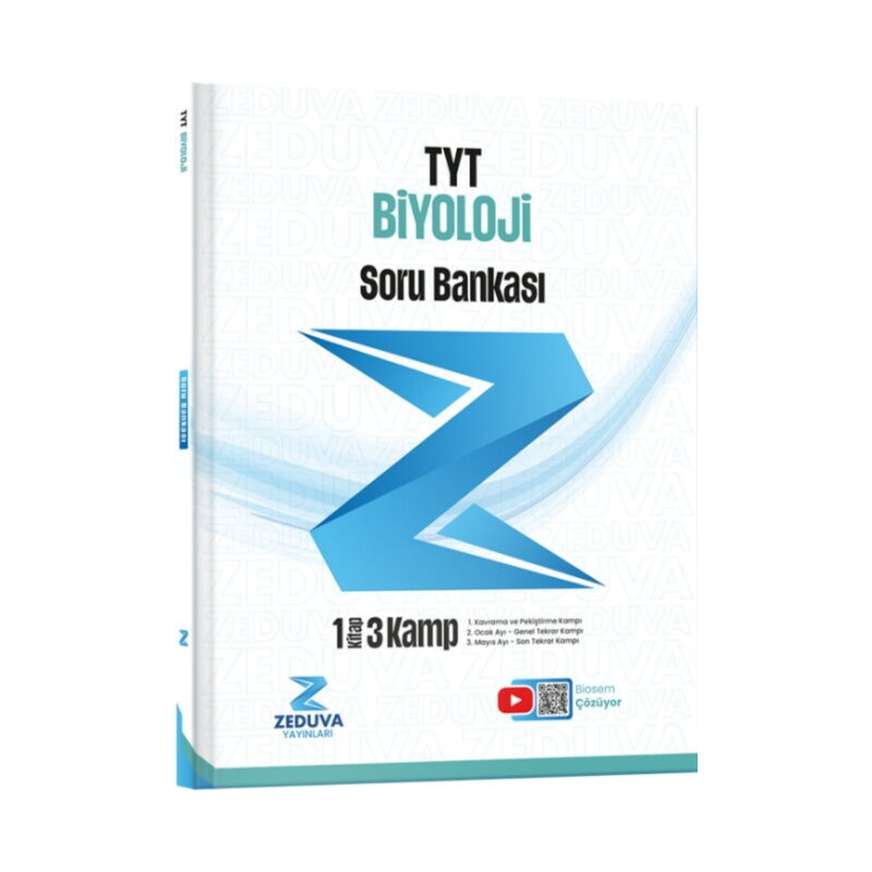 Biosem TYT Biyoloji 1 Kitap 3 Kamp Soru Bankası Zeduva Yayınları