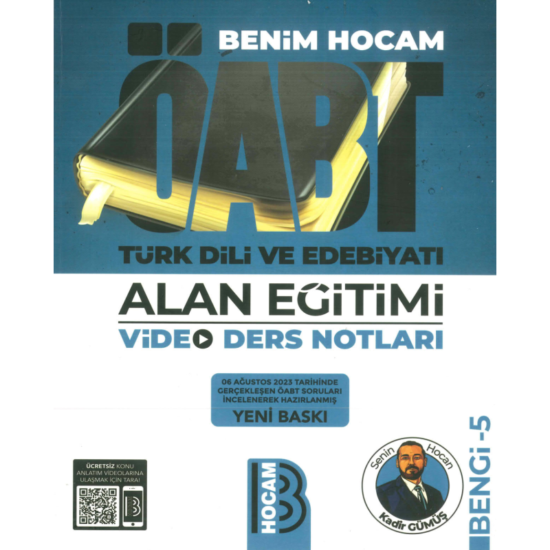 ÖABT TÜRK DİLİ VE EDEBİYATI ALAN EĞİTİMİ VİDEO DERS NOTLARI BENGİ-5