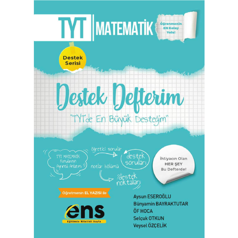TYT Matematik Destek Defterim ENS Yayıncılık