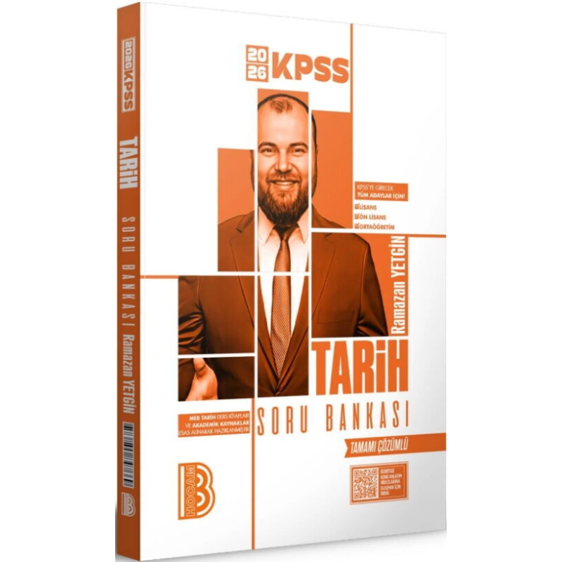 2026 KPSS Tarih Tamamı Çözümlü Soru Bankası Benim Hocam Yayınları