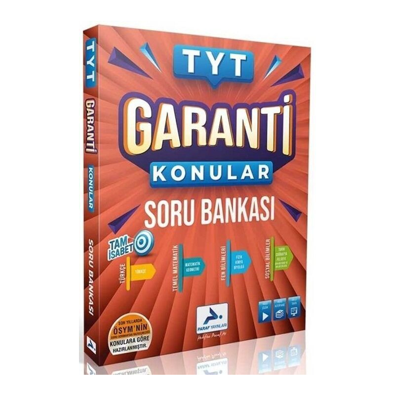 TYT Garanti Konular Soru Bankası Paraf Yayınları