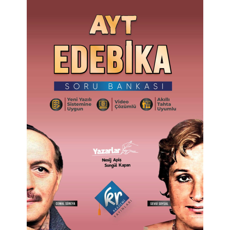 AYT Edebika Soru Bankası KR Akademi Yayınları