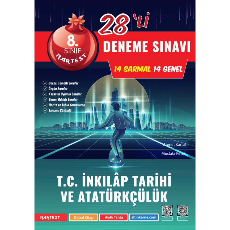 8. Sınıf TC İnkılap Tarihi ve Atatürkçülük Mod 28 Deneme Nartest Yayınları