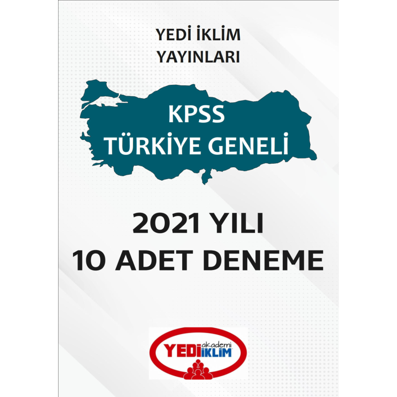 YEDİİKLİM 10 ADET DENEME