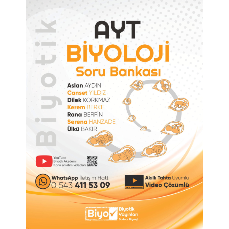 AYT Biyoloji Soru Bankası Biyotik Yayınları