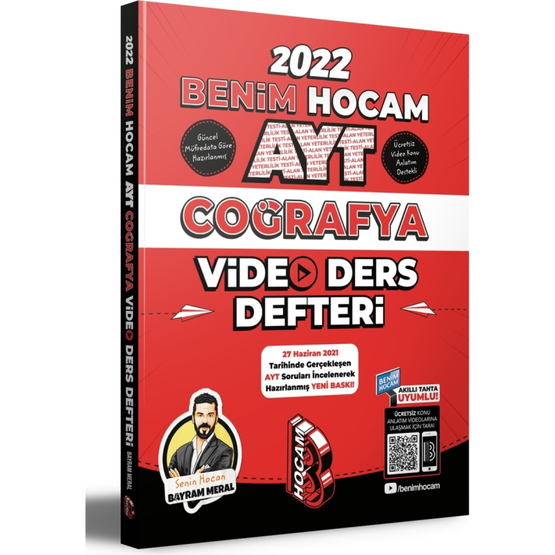 AYT COĞRAFYA VİDEO DERS DEFTERİ